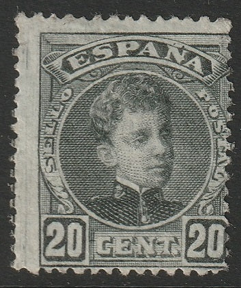 Spain 1901 Sc 278 MH* partial gum