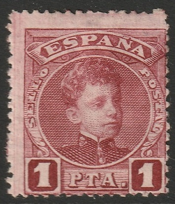 Spain 1901 Sc 284 MH* disturbed gum