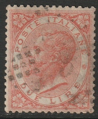 Italy 1863 Sc 33 used