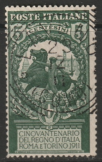 Italy 1911 Sc 120 used Laveno (Como) cancel