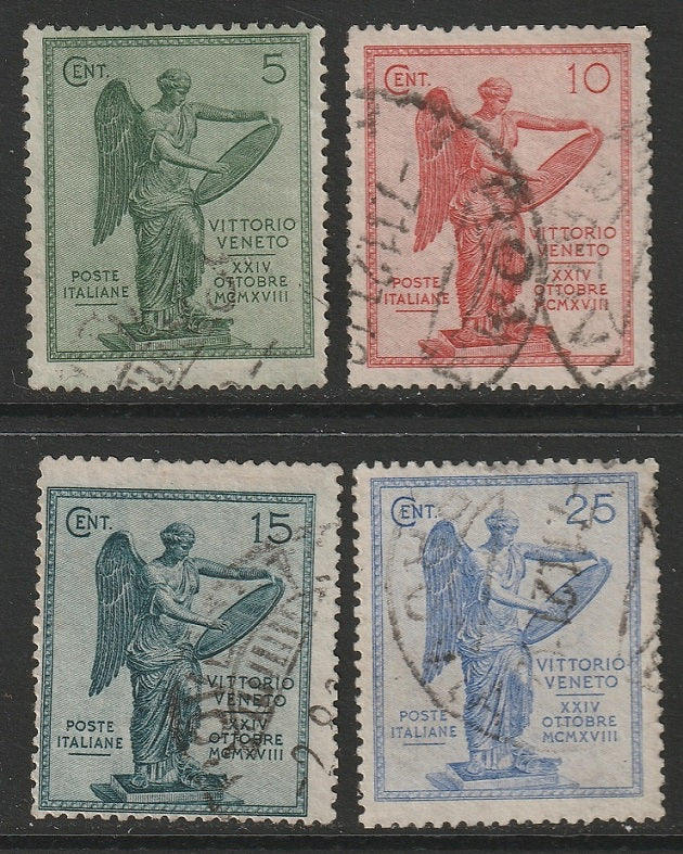 Italy 1921 Sc 136a-7a,138-9 set used