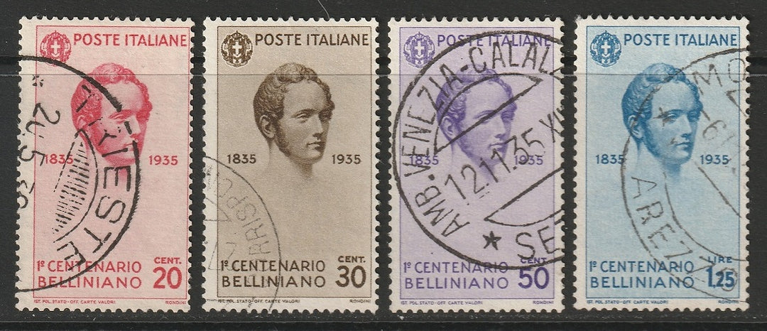 Italy 1935 Sc 349-52 partial set used