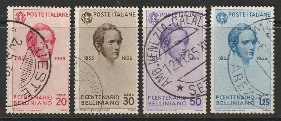 Italy 1935 Sc 349-52 partial set used