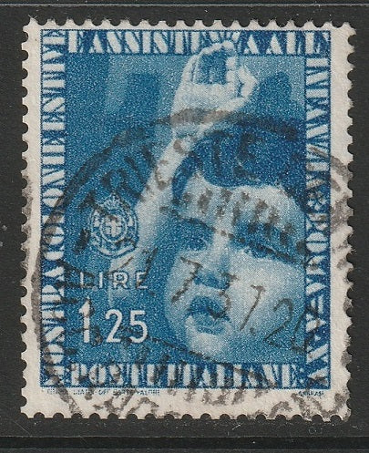 Italy 1937 Sc 373 used Trieste cancel