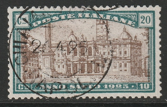 Italy 1924 Sc B20 used Chiaia Napoli cancel