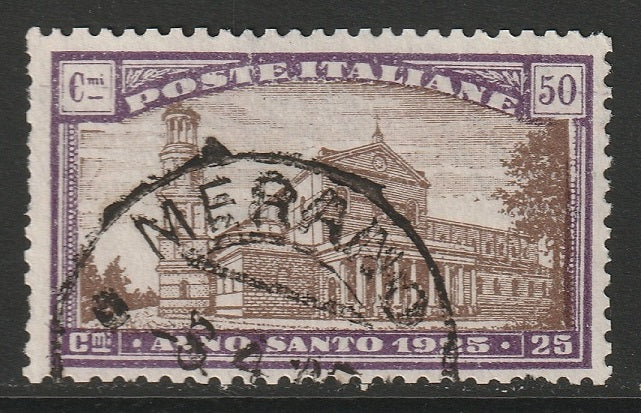 Italy 1924 Sc B22 used Merano cancel