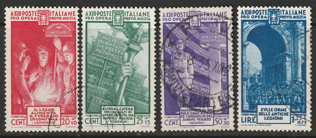 Italy 1935 Sc B39-42 set used