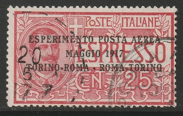 Italy 1917 Sc C1 air post used