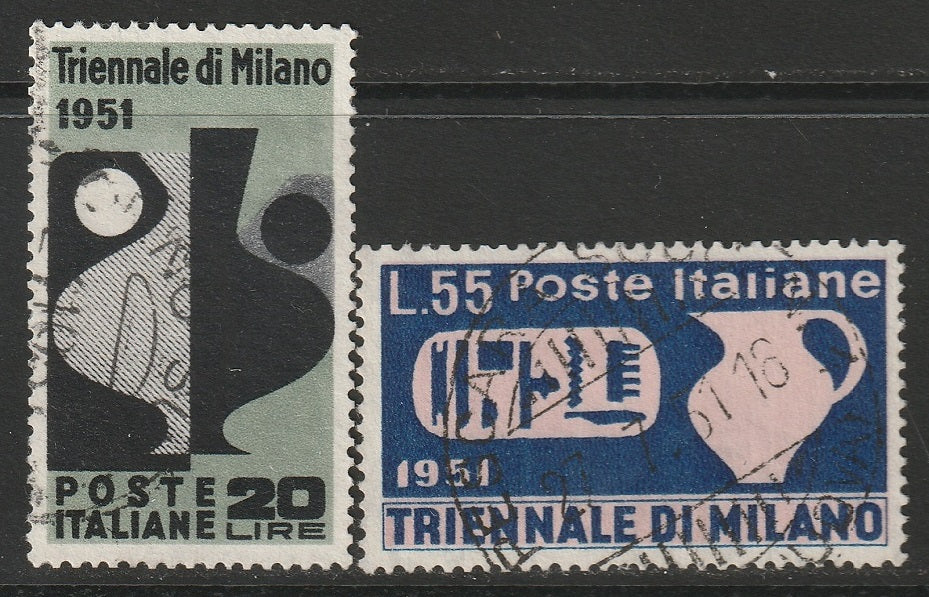 Italy 1951 Sc 582-3 set used