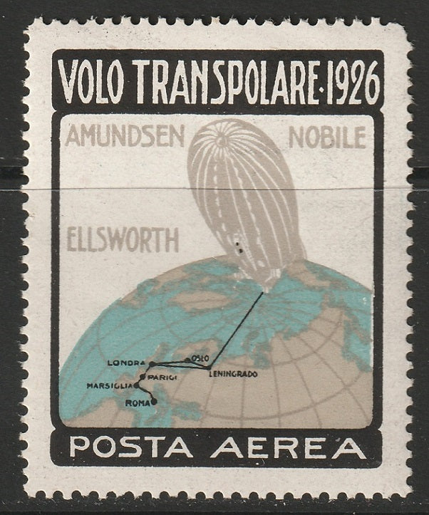 Italy 1926 San S3 Transpolar Norge Amundsen expedition flight MNH**
