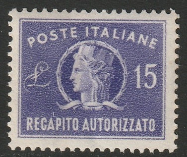 Italy 1949 Sc EY8 authorized delivery MH*