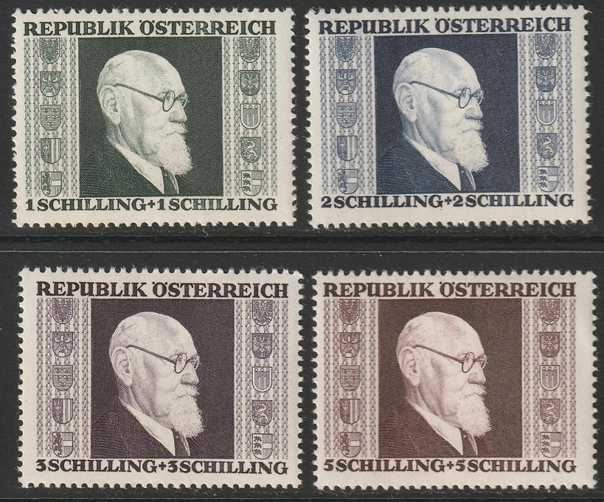 Austria 1946 Sc B167-70 set MNH**