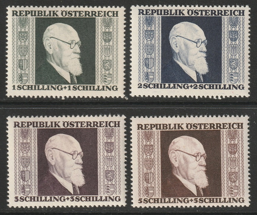 Austria 1946 Sc B167-70 set MNH**