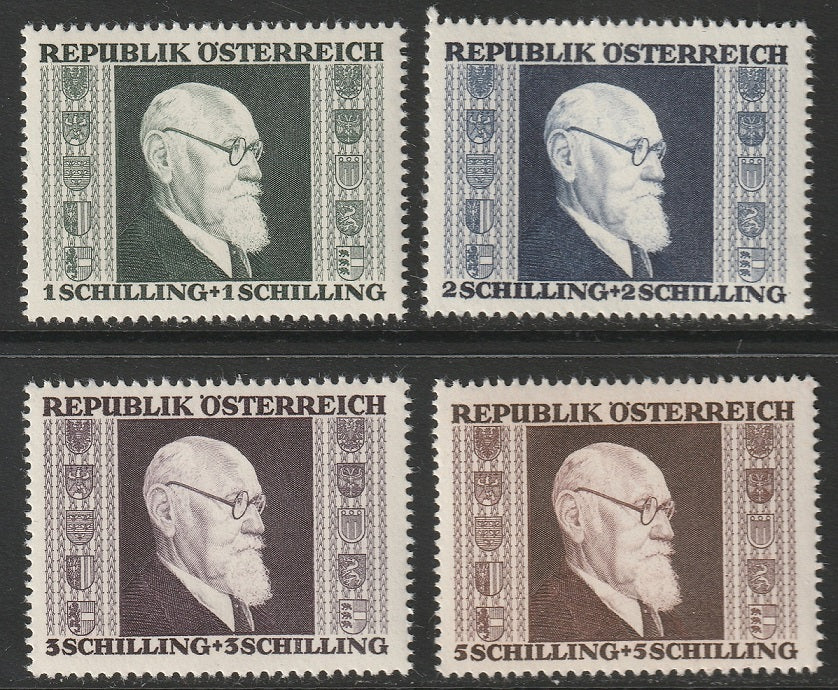 Austria 1946 Sc B167-70 set MNH**