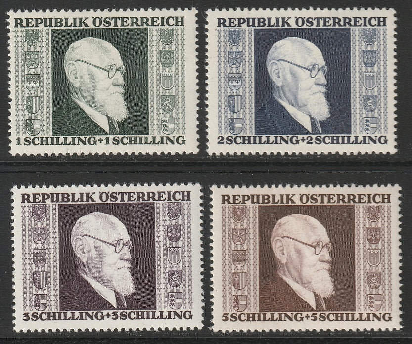 Austria 1946 Sc B167-70 set MNH**