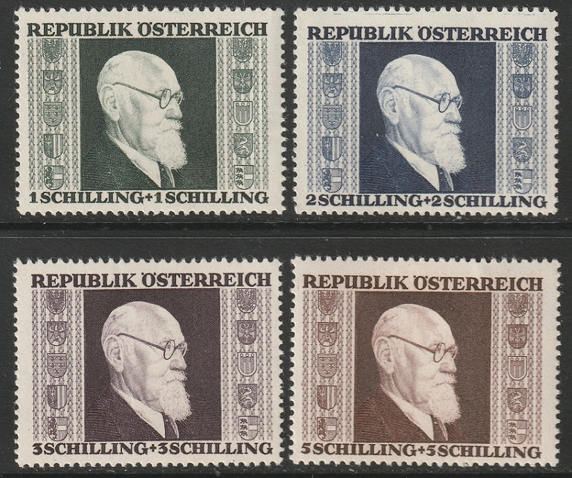 Austria 1946 Sc B167-70 set MLH*