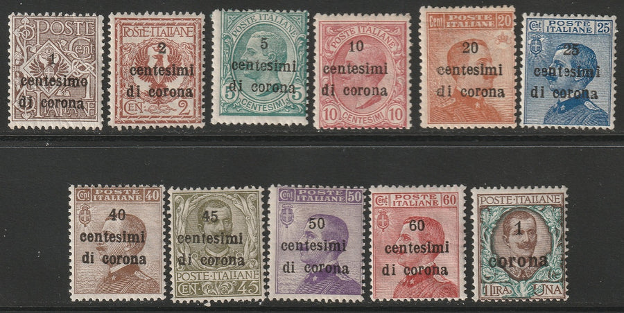 Austria 1919 Sc N64-74 set MH*
