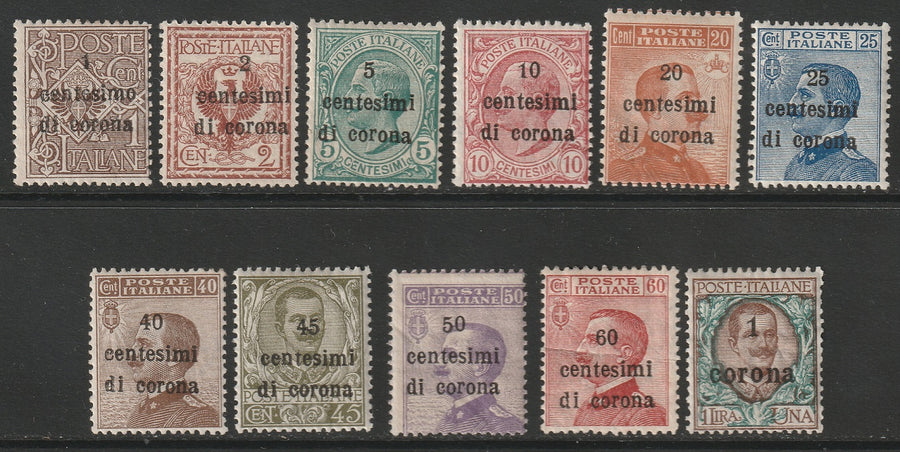Austria 1919 Sc N64-74 set MH*