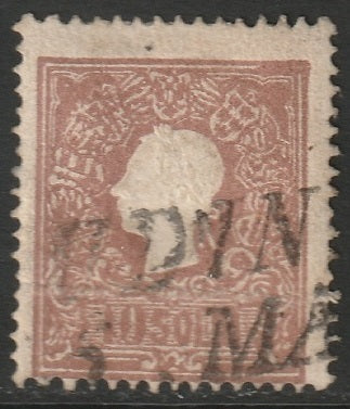 Lombardy Venetia 1859 Sc 11 used Udine cancel type II