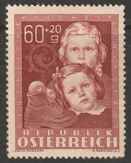 Austria 1949 Sc B261 MH*