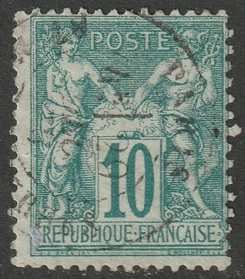 France 1876 Sc 68 used Paris cancel