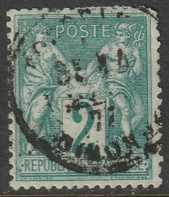 France 1876 Sc 77 used