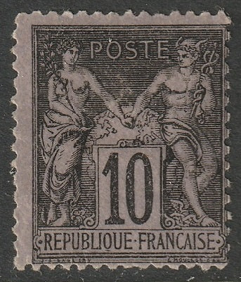 France 1877 Sc 91 MH*