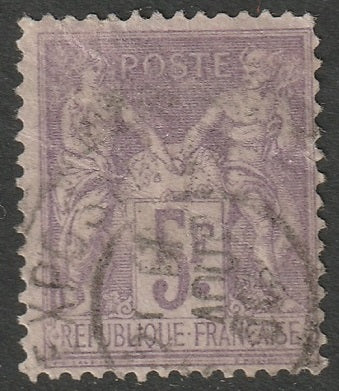 France 1900 Sc 96 used Paris 1900 Exposition cancel