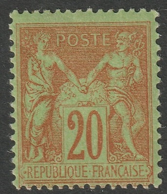 France 1879 Sc 98 MLH*