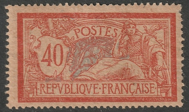 France 1900 Sc 121b MH* GC paper