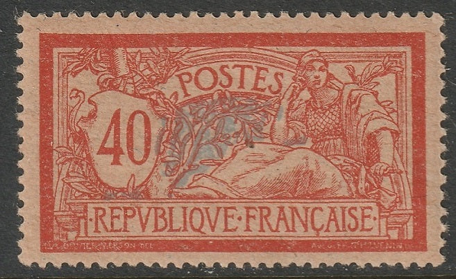 France 1900 Sc 121b MLH* GC paper