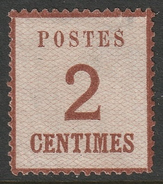 France 1870 Sc N2 German occupation MNG(*)