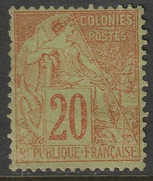 French Colonies 1881 Sc 52 MNG(*)