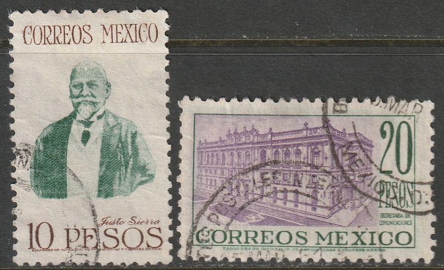 Mexico 1947 Sc 828-9 set used