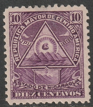 Nicaragua 1898 Sc 109G MH*