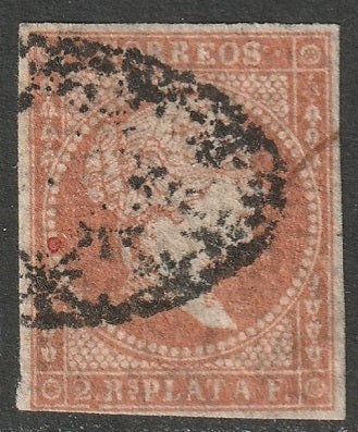 Cuba 1856 Sc 11 used