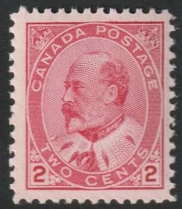 Canada 1903 Sc 90i MNH** rose carmine
