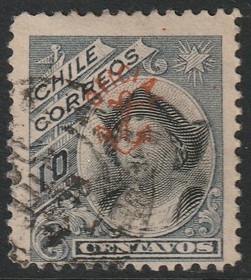 Chile 1907 Sc O12 official used