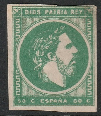 Spain 1874 Sc X6a Carlist MNG(*)