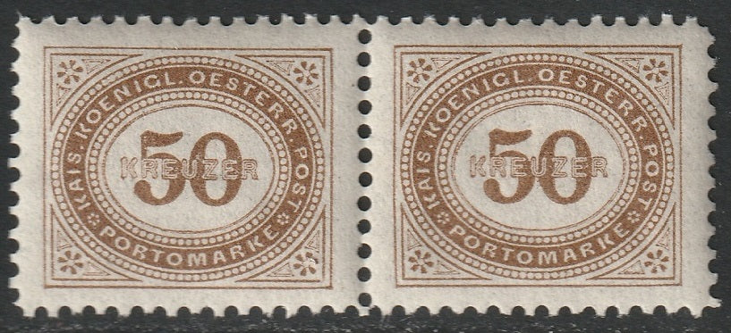 Austria 1894 Sc J9 postage due pair MNH**