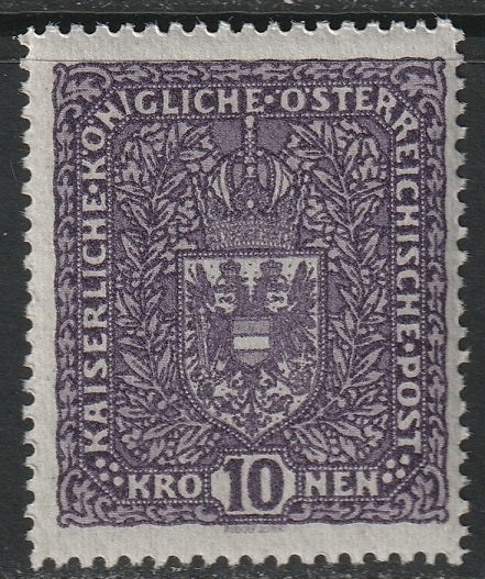 Austria 1916 Sc 163 MNH** deep violet