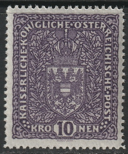 Austria 1916 Sc 163 MNH** deep violet