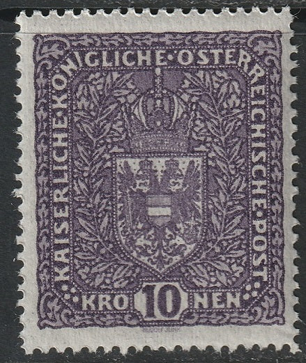 Austria 1916 Sc 163 MNH** deep violet