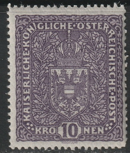 Austria 1917 Sc 167 MNH** violet