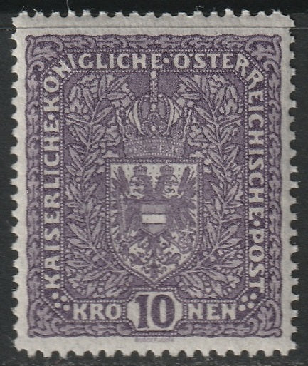 Austria 1917 Sc 167 MNH** violet