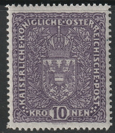 Austria 1917 Sc 167 MNH** violet