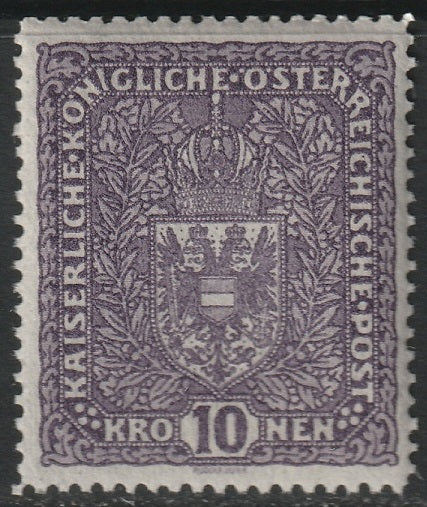 Austria 1917 Sc 167 MNH** violet