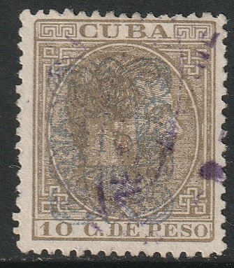 Cuba 1883 Sc 113 used