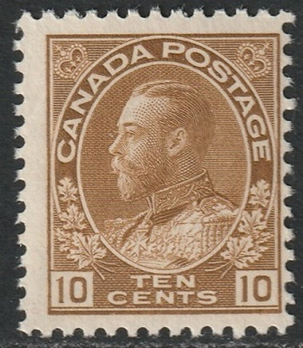 Canada 1925 Sc 118 MNH** bistre brown