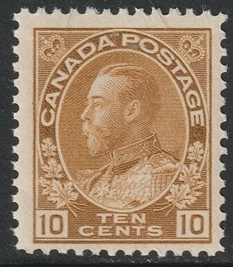 Canada 1925 Sc 118b MLH* yellow brown